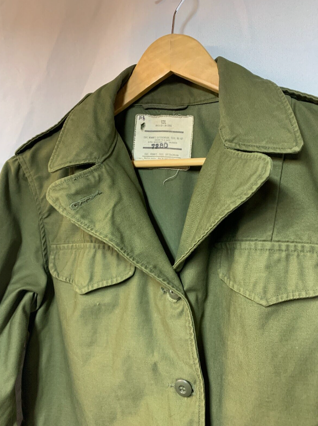 VIETNAM ERA M65 Coat, Women's Cotton/Nylon, Field, OG-107 Sz 12L